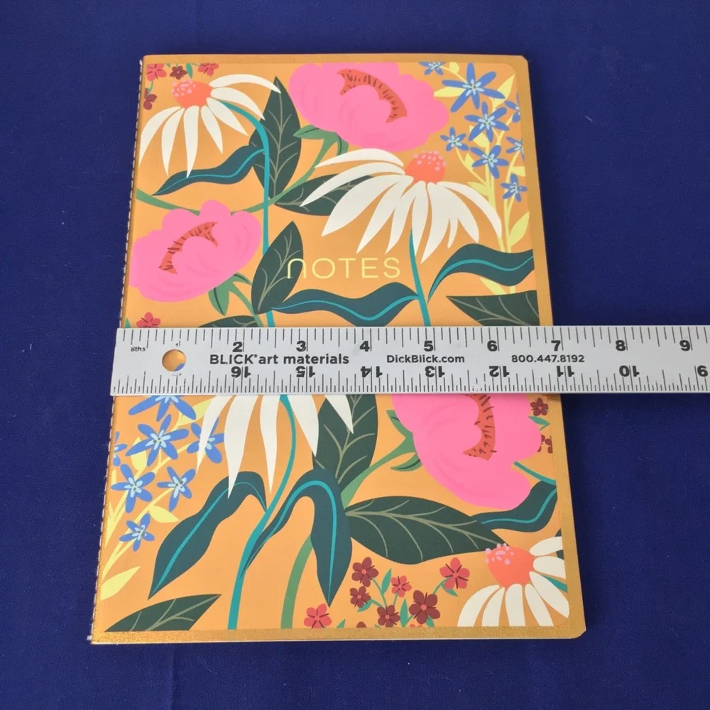 Floral Notes Notebook Sketchbook Set 2pc. Set